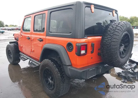 2020 Jeep Wrangler Unlimited Sport S 4X4 z USA, uszkodzony, nr VIN 1C4HJXDN1LW163708